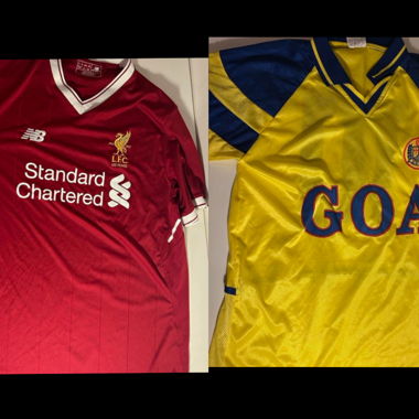 Lot de maillots de football