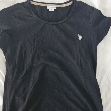 T-shirt nero U.S. Polo Assn.