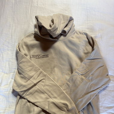 hoodie beige