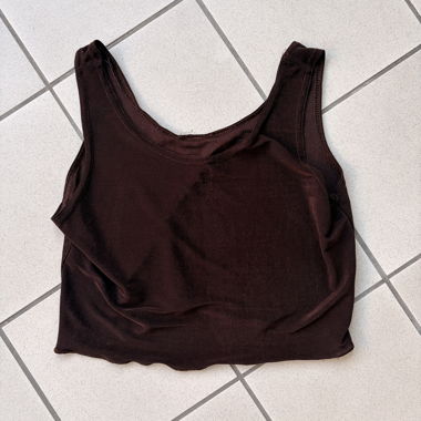 Dunkles Tanktop Y2K