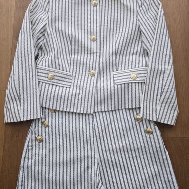 Costume rayé ZARA