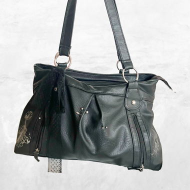 personalisierte Ledertasche