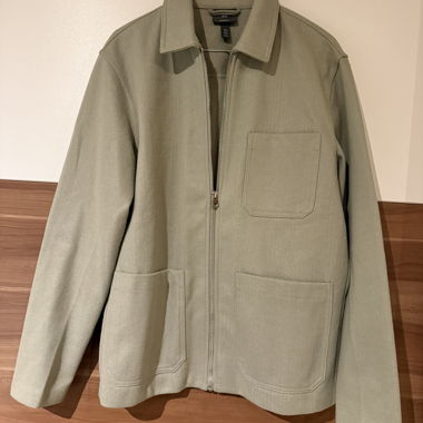 Veste zippée beige clair