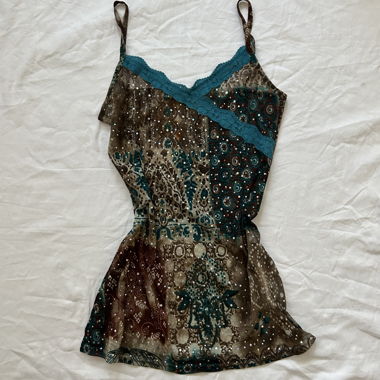 Vintage Sommer-Top Grösse L