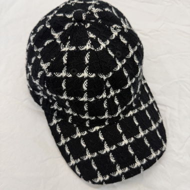 Cappellino da baseball nero/bianco