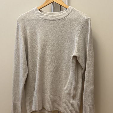 Beiger Strickpullover