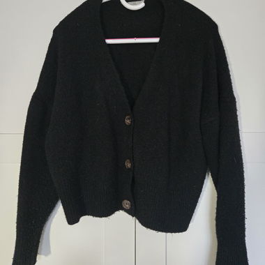 Cardigan in maglia nero C&A