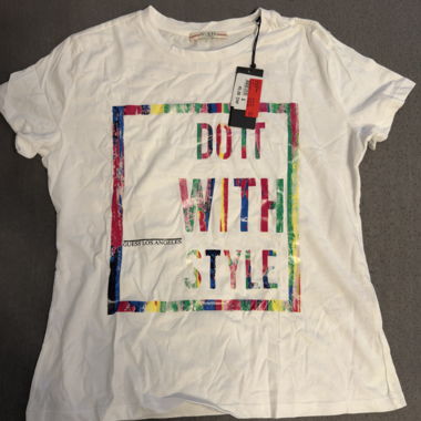 Guess T-Shirt White Size S
