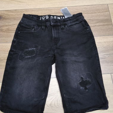 Pantaloncini di jeans neri