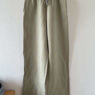 Weite Leinenhose