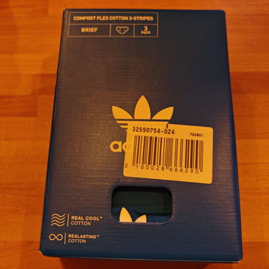 Adidas 3-Stripes Baumwoll-Slips 3er-Pack