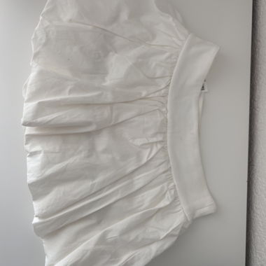 White Pleated Top