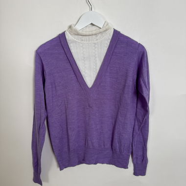 Maglione viola Sandro Paris