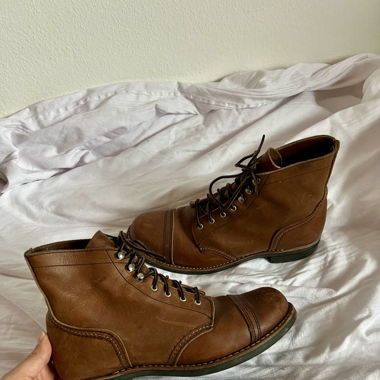 Redwing Leather Boots Iron Ranger