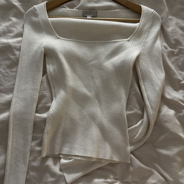 Nicky fitting ribbed longsleeve 