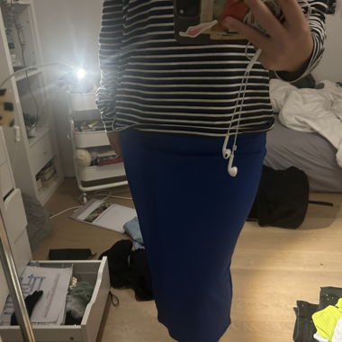 Blue skirt