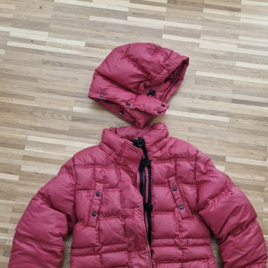 Girls' down jacket red