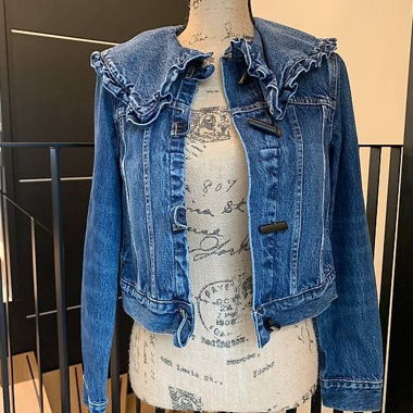 GANNI Jeansjacke, Gr. 36