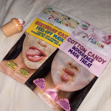 7th Heaven mask and icecream lip balm 