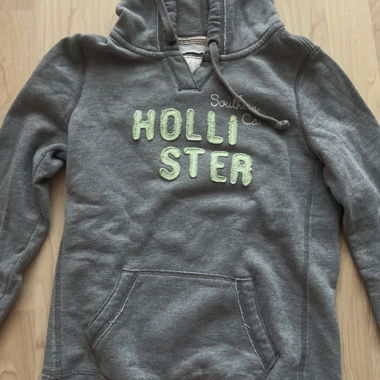 Hoodie gris Hollister