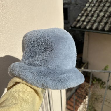 new soft light blue baby hat
