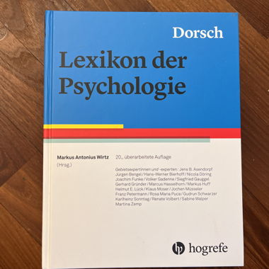 Lexique de la psychologie de Dorsch