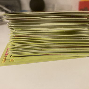 Collection de cartes à échanger