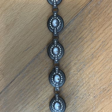 Strass-Armband dunkel