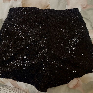 Shorts mini glitter