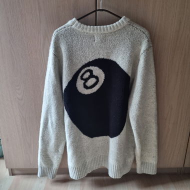 Stussy 8 Ball Knit Sweater Size L
