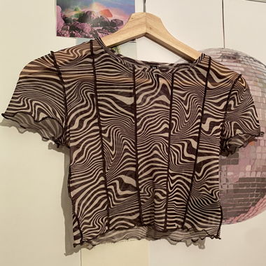 Durchsichtiges Croptop