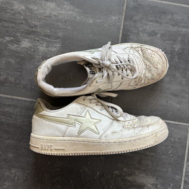 Y2K Bapesta A Bathing Ape Bape Sneakers size 44