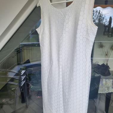 Robe d’été blanche en coton 