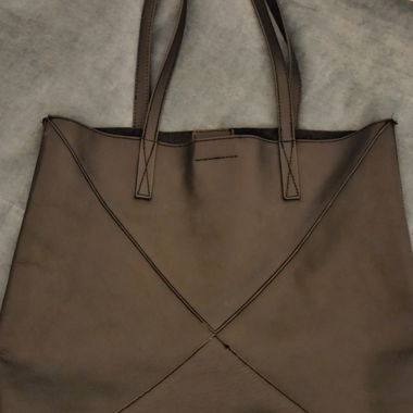 Mango leather bag