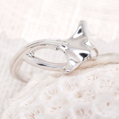 Silberring Manta Ray 