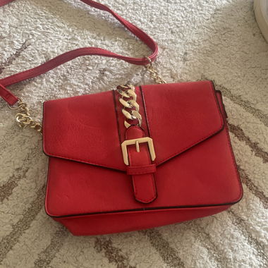 Sac bandoulière rouge