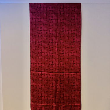 Tessuto decorativo rosso