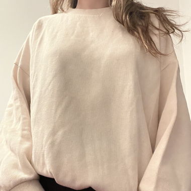 Maglione oversize beige (14 anni)