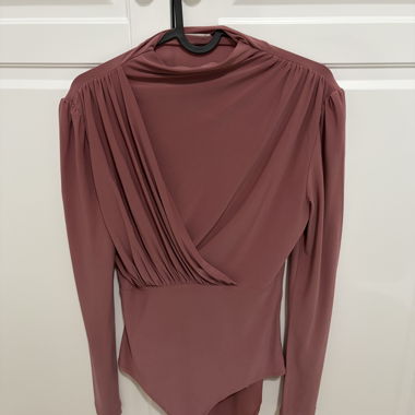 Pink Long-Sleeve Bodysuit