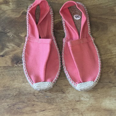 Pink espadrilles size 36