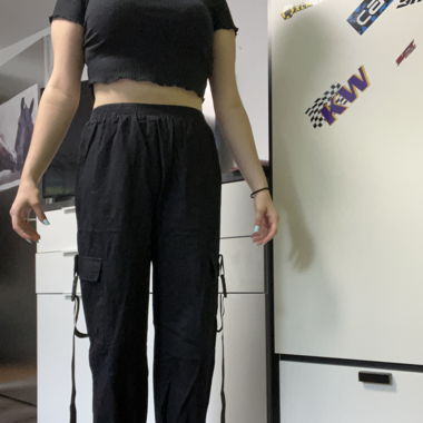 Black Cargo Pants