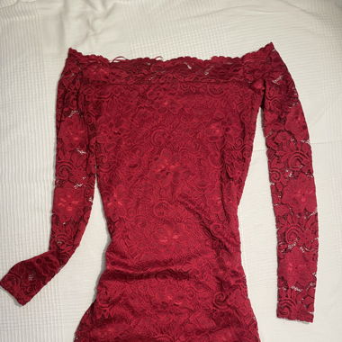 red dress