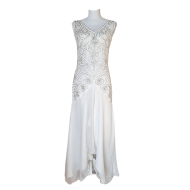 Gatsby Frock & Frill besticktes Kleid mit Perlen