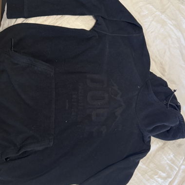 Dope Fleece Hoodie in Schwarz 
