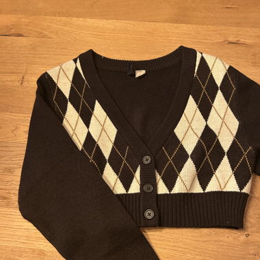 Lockere Strickjacke