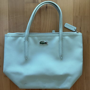 Borsa a mano Lacoste blu turchese