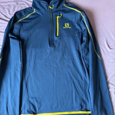 Pull à fonctions Salomon bleu S