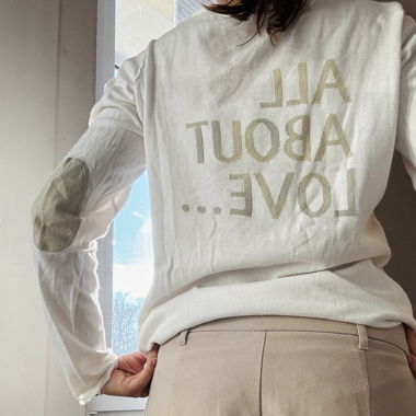 Weisses Langarmshirt von KOOKAI
