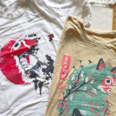 Studio Ghibli themed t-shirts