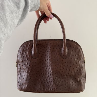 Braune Leder Tasche